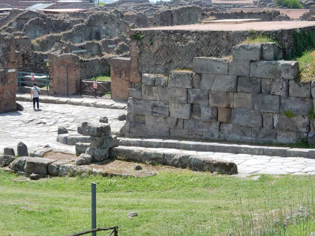 Inside Porta Vesuvio or Vesuvian Gate
