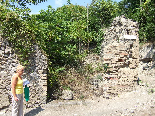 I.2.23 Pompeii. September 2010. Looking north into small room off entrance area. Photo courtesy of Drew Baker.

