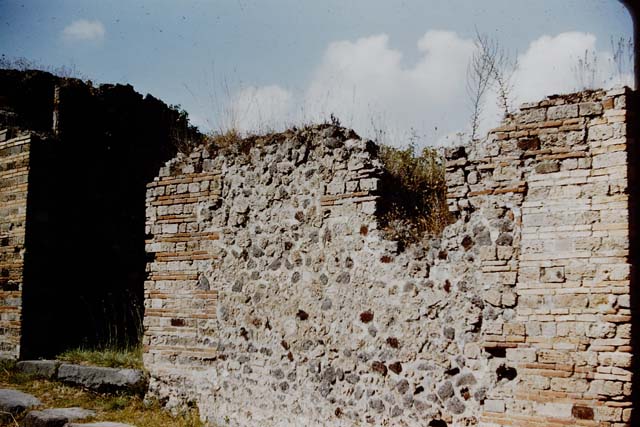I.3.7 Pompeii. September 2010. North wall of shop. Photo courtesy of Drew Baker.