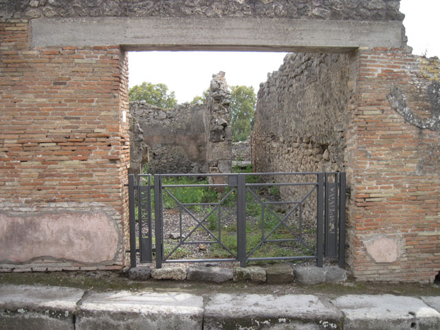 I.3.14 Pompeii. December 2007. Entrance on Vicolo del Menandro, looking east.