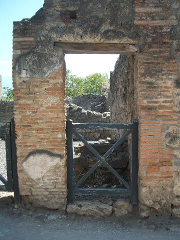 I.3.21 Pompeii. December 2007. Remains of staircase.