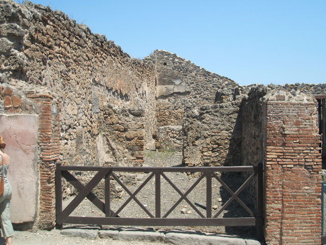 I.4.7 Pompeii. December 2007. South wall of west room.