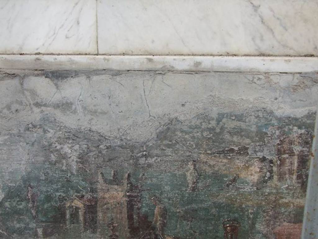 I.7.12 Pompeii. December 2006. Painted panel on inside of summer triclinium.