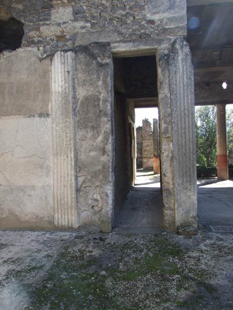 I.9.5 Pompeii. March 2009. Room 7 Corridor to rear of house