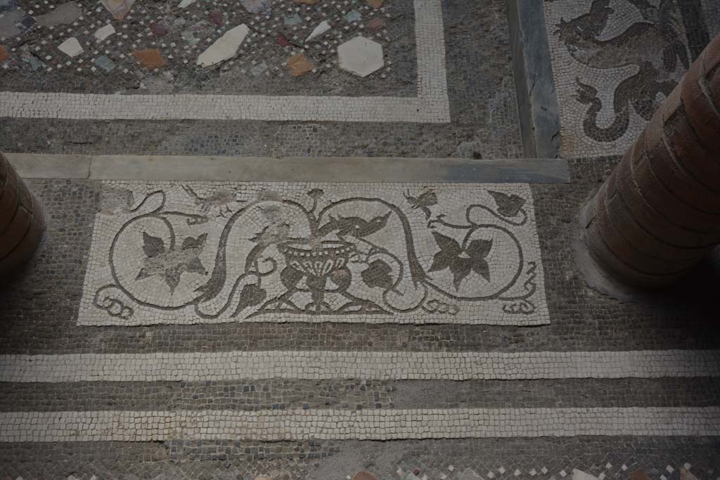 I.10.4 Pompeii. September 2019. Room 46, mosaic of ivy and pot.
Foto Annette Haug, ERC Grant 681269 DCOR.
