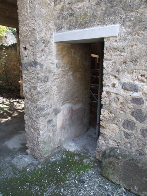 I.10.7 Pompeii. March 2009.  Doorway to room 5.