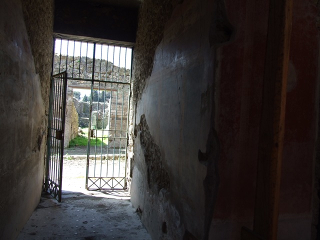 I.10.11 Pompeii. March 2009. Room 2. Atrium. North wall.