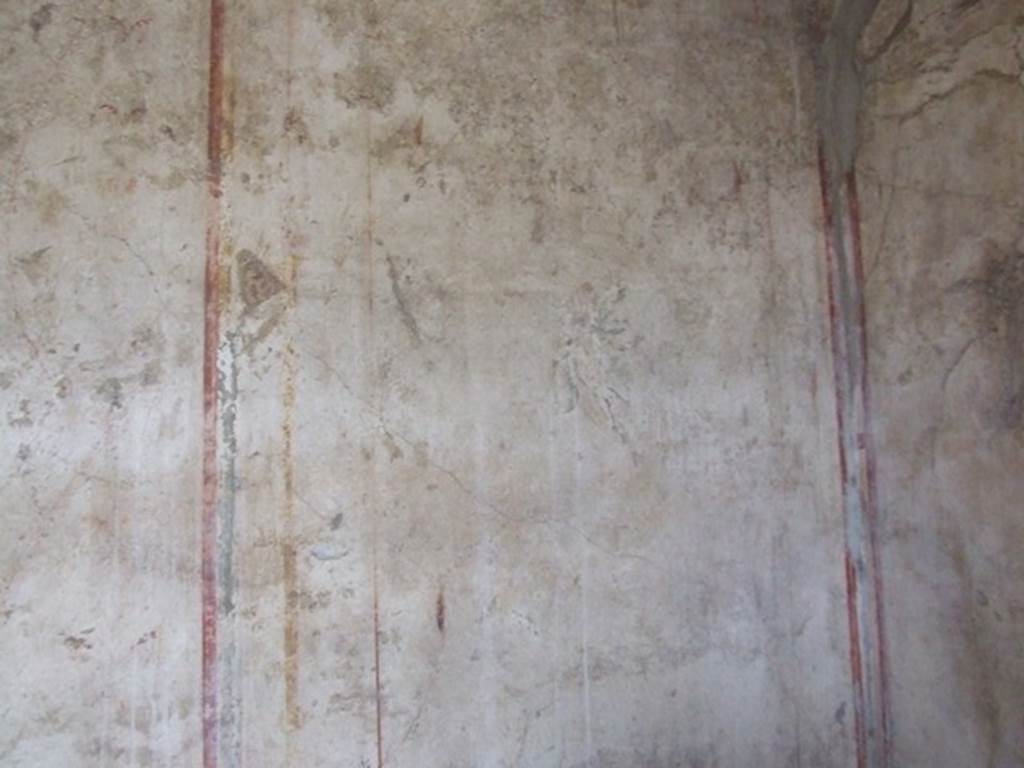 I.11.6 Pompeii. March 2009. Room 4, remains of painted flying figure, from south end of east wall.