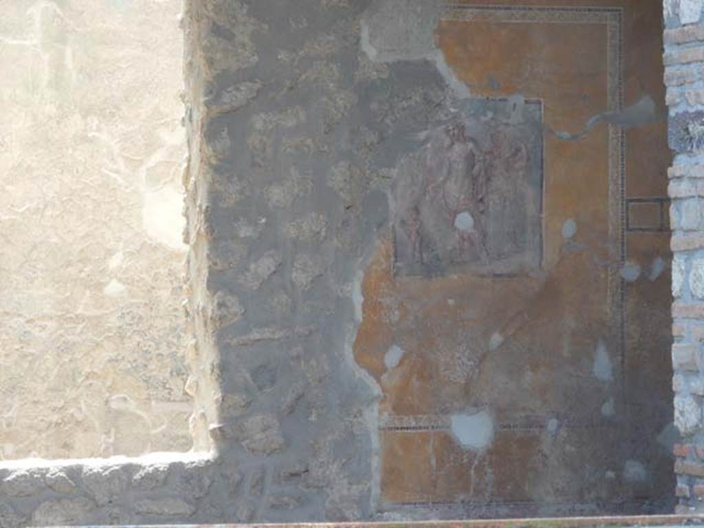 I.11.6 Pompeii. May 2015. Room 5, south wall in south-west corner of tablinum. Photo courtesy of Buzz Ferebee.
