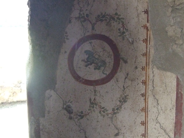 I.12.2 and I.12.1 Pompeii. March 2009. Room 9. North wall, east corner.
