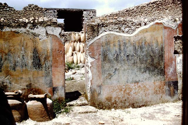 I.12.8 Pompeii. March 2009. Room 12. Latrine. Looking east.