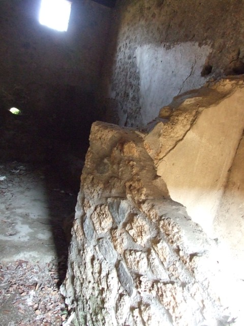 I.12.9 Pompeii. December 2007. Triclinium in south-east of atrium, east wall.

 
