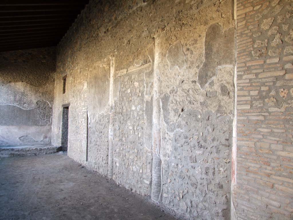 I.15.3 Pompeii. December 2006. South wall of portico 10.