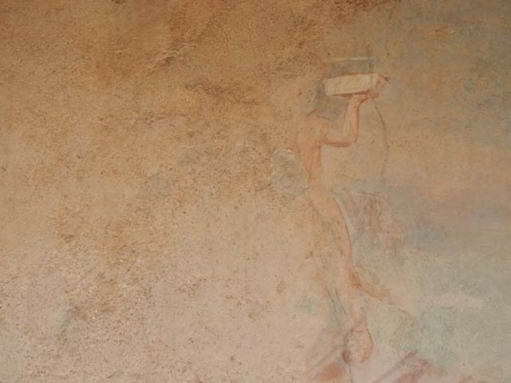 II.2.2 Pompeii. May 2016. Room “i”, detail from wall painting on north wall of upper euripus. Photo courtesy of Buzz Ferebee.