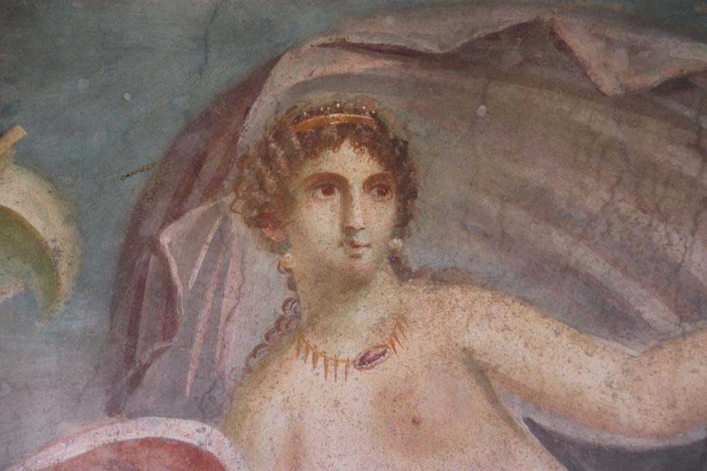 II.3.3 Pompeii. September 2017. Room 11, detail of Venus/Aphrodite. Photo courtesy of Klaus Heese.