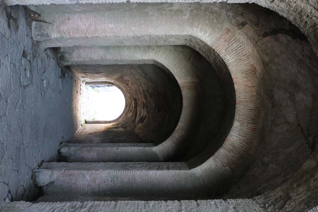 II.6 Pompeii. December 2006. East corridor under Amphitheatre, looking south-east.