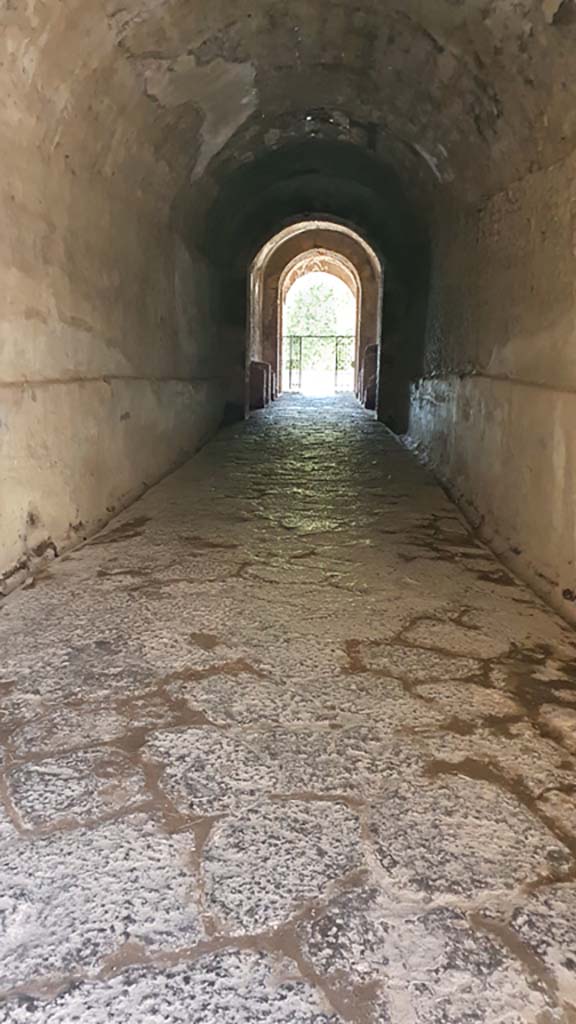 II.6 Pompeii. July 2021. Exit corridor to south-west of Amphitheatre.
Foto Annette Haug, ERC Grant 681269 DÉCOR.
