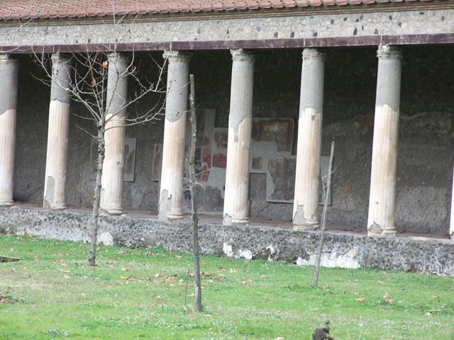 II.7.5 Pompeii. December 2006. Unnumbered entrances on north wall before II.7.6.