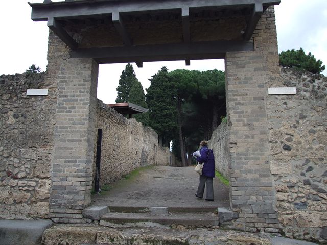 II.1.9 Base of north side of portal, originally used for crowd control to Amphitheatre.