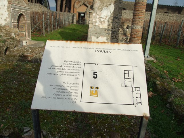 II.9.7. Garden entrance to House of Summer Triclinium.  May 2005.
