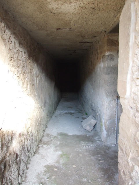 V.2.i Pompeii. December 2007. Room 23, looking south along the west side of Rhodian peristyle.