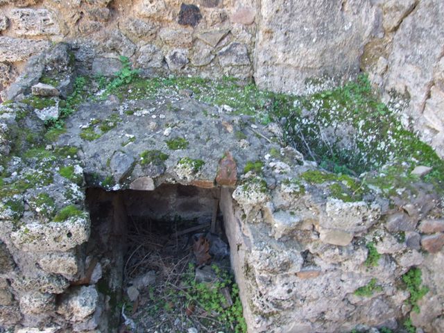 V.3.6 Pompeii. March 2009. Triclinium.  West wall.