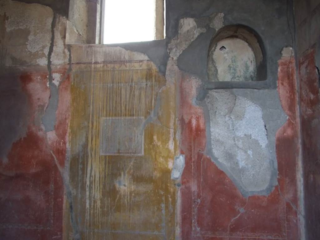 VI.5.3 Pompeii.  December 2007. Room 20 detail of painted plaster.  