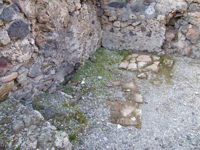 VI.7.6 Pompeii. March 2009. Room 6, looking north to room 7 and room 8, from garden area.