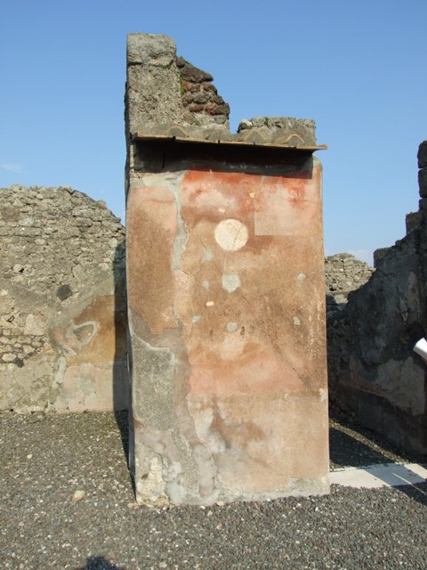 VI.7.6 Pompeii. March 2009. Room 14. South wall.