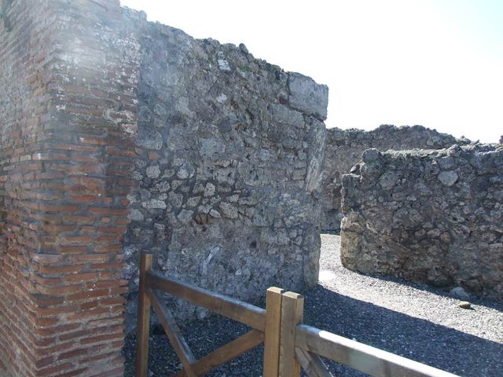 VI.7.10 Pompeii.  March 2009.  South wall.