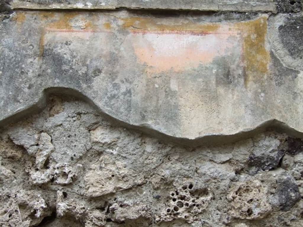 VI.11.9 Pompeii. March 2009. Room 6, south wall with remains of wall painting of Europa.
See Helbig, W., 1868. Wandgemlde der vom Vesuv verschtteten Stdte Campaniens. Leipzig: Breitkopf und Hrtel. (nos. 125 and 1230)
See Bragantini, de Vos, Badoni, 1983. Pitture e Pavimenti di Pompei, Parte 2. Rome: ICCD. (p.239)

