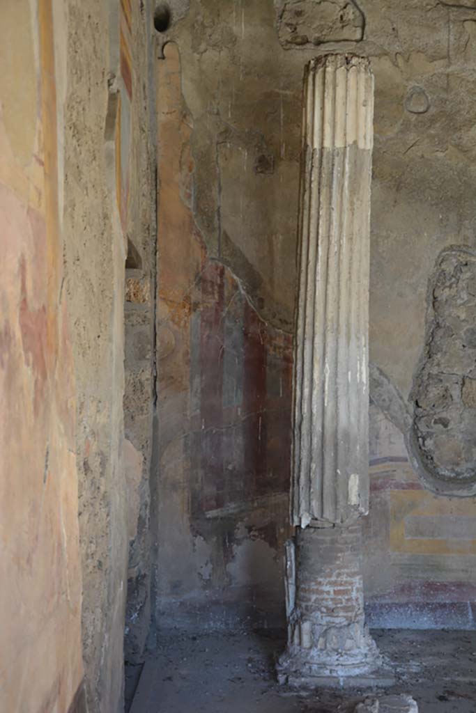 VI.11.10 Pompeii. November 2017. Room 43, north wall in north-west corner.
Foto Annette Haug, ERC Grant 681269 DÉCOR
