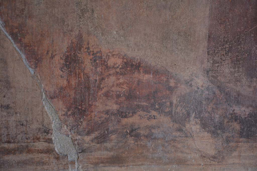 VI.11.10 Pompeii. November 2017. Room 43, detail from lower centre of east wall.
Foto Annette Haug, ERC Grant 681269 DÉCOR

