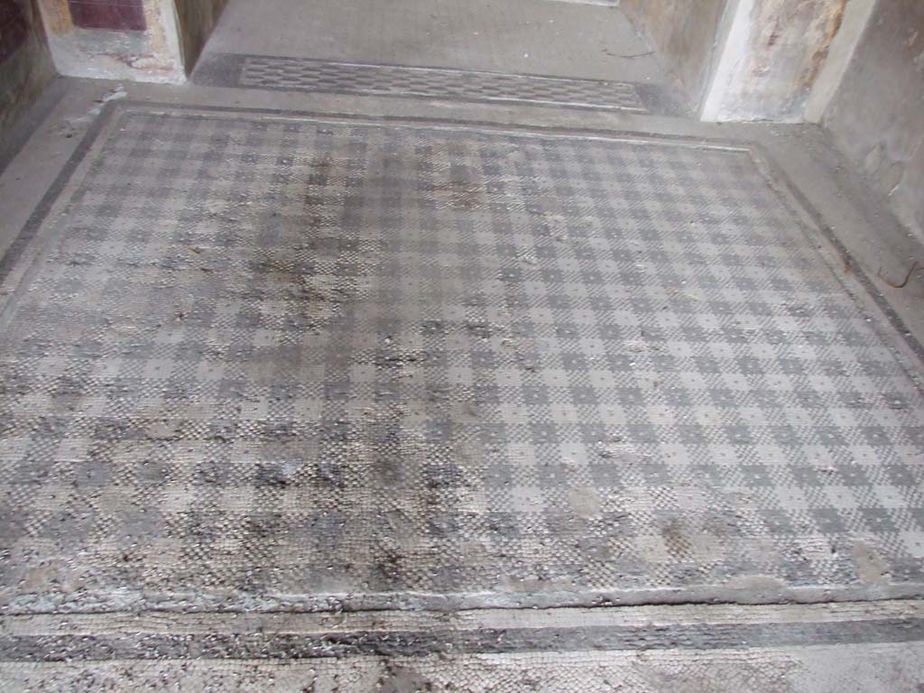 VI.11.10 Pompeii. December 2006. Room 46, mosaic floor of bedroom.