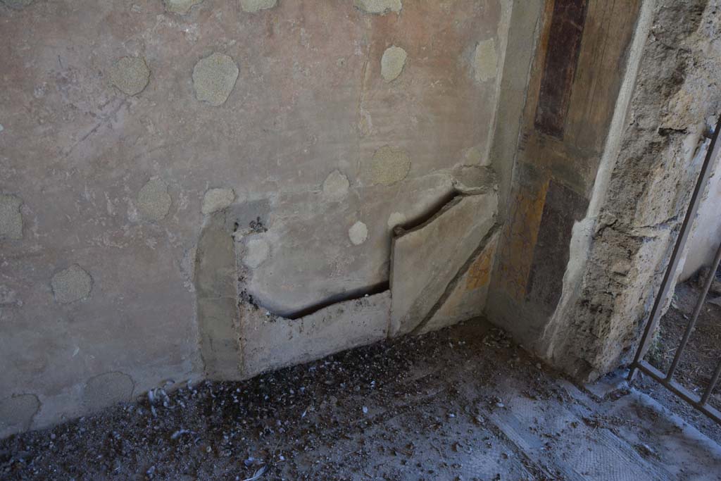 VI.11.10 Pompeii. November 2017. Room 46, south-east corner.
Foto Annette Haug, ERC Grant 681269 DÉCOR
