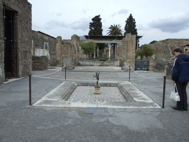 VI.12.2 Pompeii. 1880s. Photograph by G Sommer of original dancing faun. Photo courtesy of Rick Bauer.