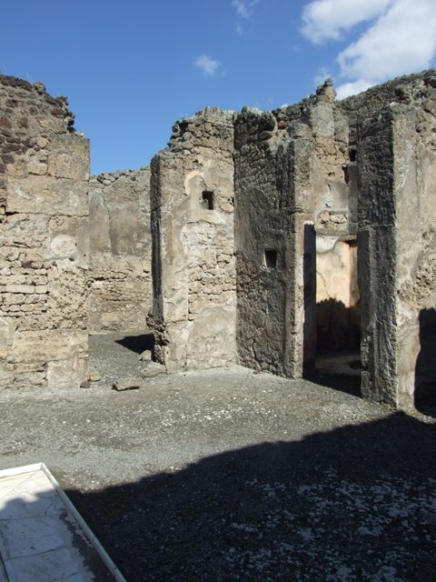 VI.14.20 Pompeii. March 2009. Room 8. West wall.