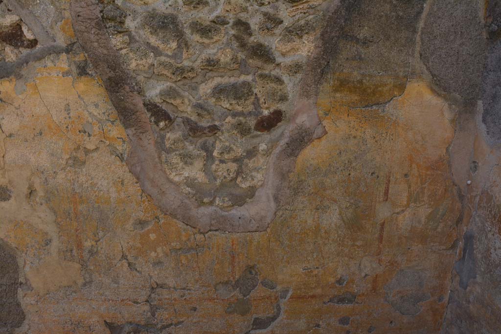 VI.14.40 Pompeii. September 2019. Detail from lower south wall.
Foto Annette Haug, ERC Grant 681269 DÉCOR
