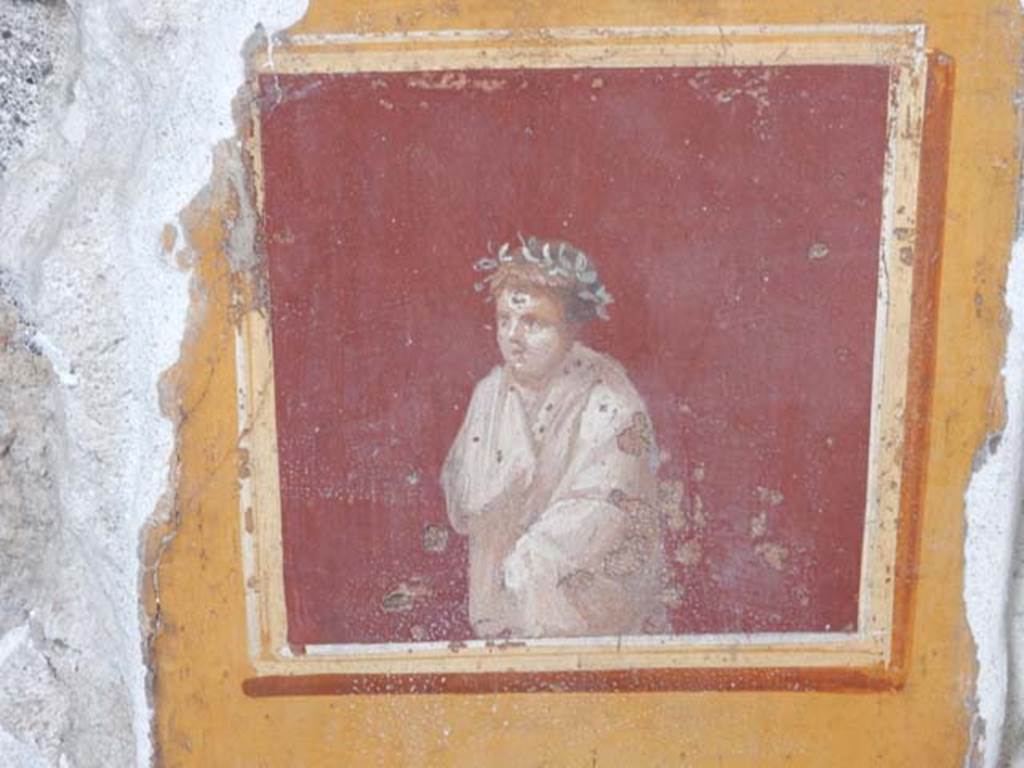 VI.15.1 Pompeii. December 2006.  Detail of painting in Atrium.