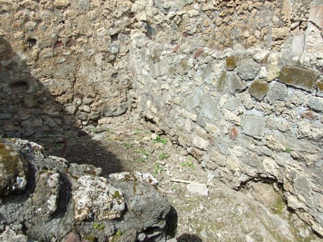 VI.16.28 Pompeii. March 2009. Room 2, site of staircase against north wall.