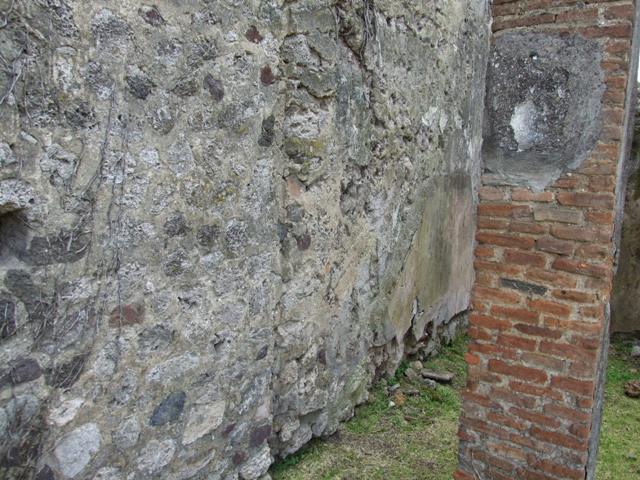 VI.16.29 Pompeii. March 2009. Room 13, Atrium of VI.16.30. South wall.