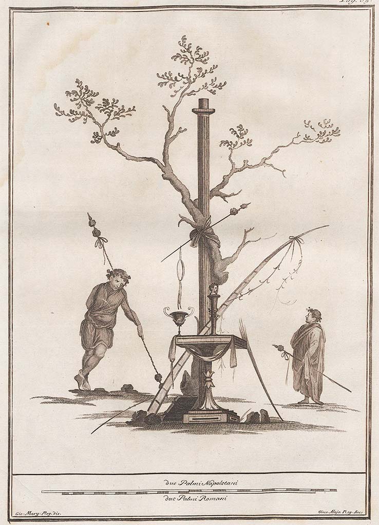 VI.17.41 Pompeii. Found on 17th November 1759. Dionysian rites.
See Antichit di Ercolano: Tomo Quarto: Le Pitture 4, 1765, Tav. XVII, p. 85.
