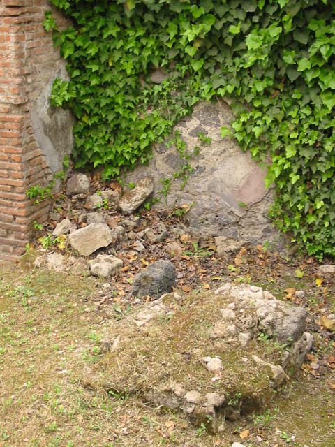 VII.2.12 Pompeii.  Shop.  December 2007.  South wall.
