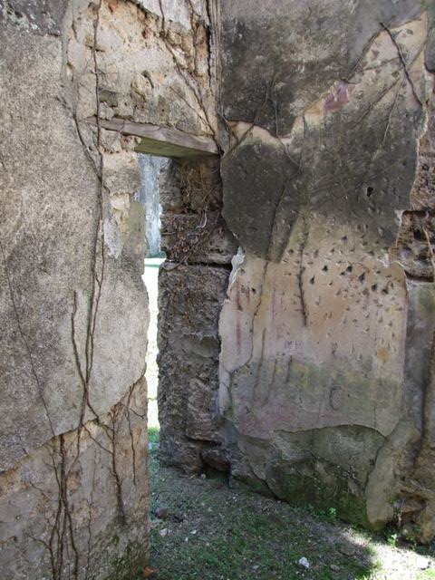 VII.2.20 Pompeii. March 2009. Room 5. Cubiculum. East wall.