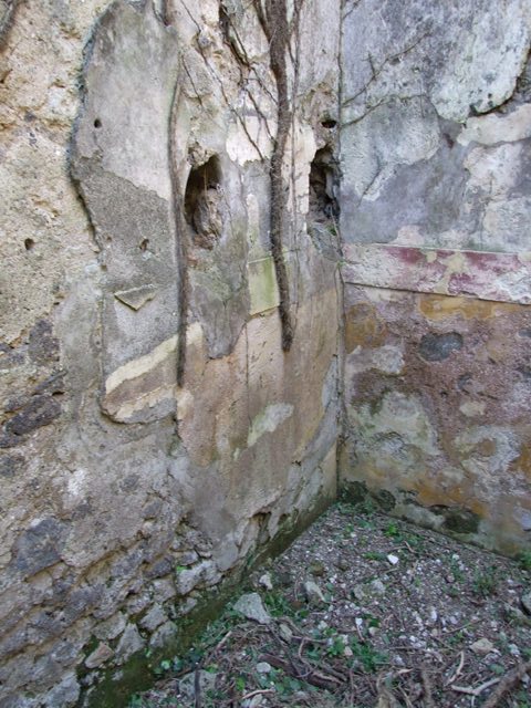 VII.2.20 Pompeii. March 2009. Room 12, south wall of triclinium.  