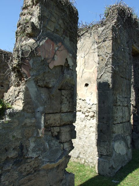 VII.2.20 Pompeii. December 2007. Doorway to Room 20.