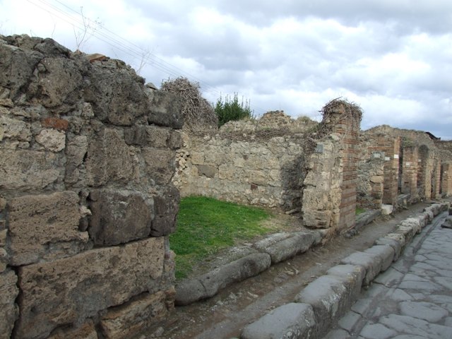 VII.2.36 Pompeii.  December 2007.  North wall.