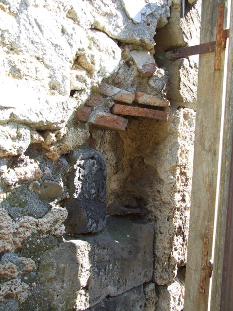 VII.3.29 Pompeii.  March 2009. Room 3. Triclinium.  West wall.