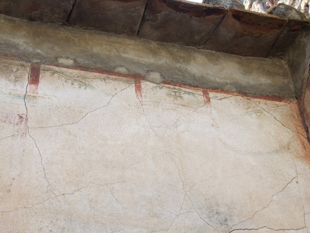 VII.4.31 Pompeii.  March 2009. Room 29. Niche for a statue in the centre of the Apsidal Exedra.