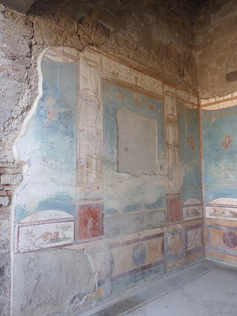 VII.4.48 Pompeii. October 2014. Room 11, looking towards east wall of tablinum.
Foto Annette Haug, ERC Grant 681269 DÉCOR.
